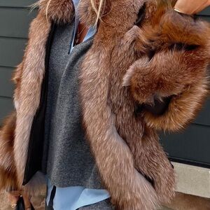 Luxurious Brown Fur Coat